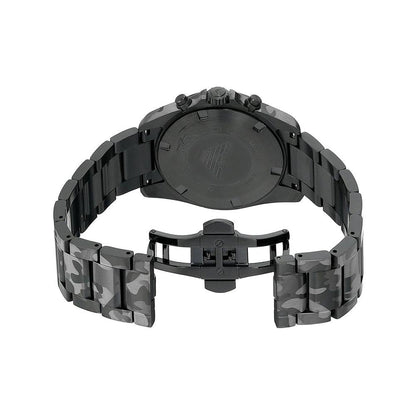 Emporio Armani Ar11027 Men S Sport Camo Black Chronograph