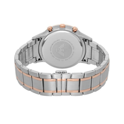 Emporio Armani Ar11077 Men S Rose Gold Chronograph Watch