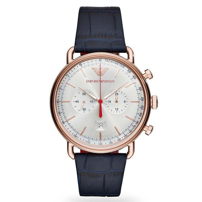 Emporio Armani Ar11123 Men S Blue Chronograph Watch