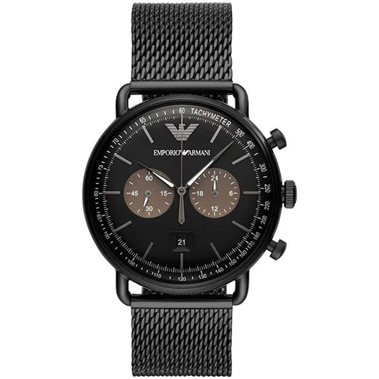 Emporio Armani Ar11142 Men S Aviator Black Watch