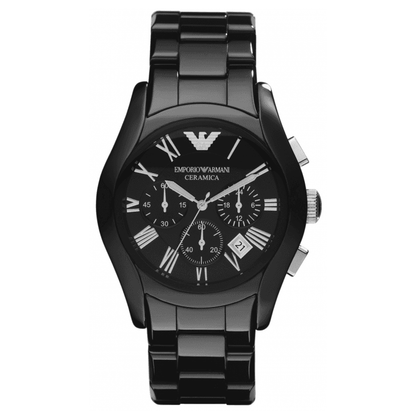 Emporio Armani Ar1400 Men S Black Chronograph Watch