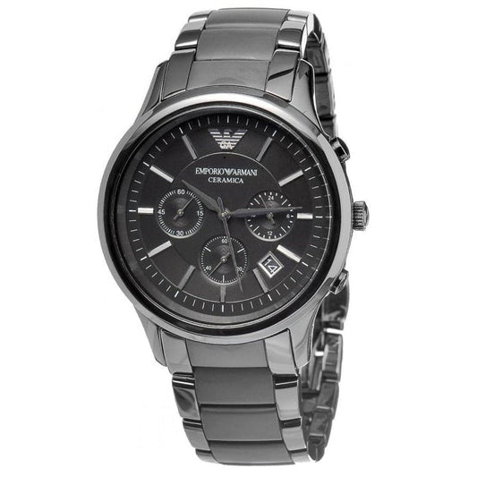 Emporio Armani Ar1452 Men S Chronograph Ceramica Black Watch