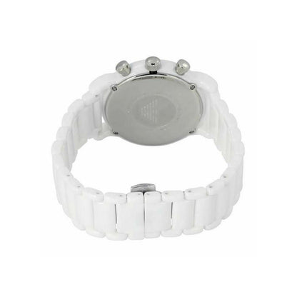 Emporio Armani Ar1499 Men S White Chronograph Watch