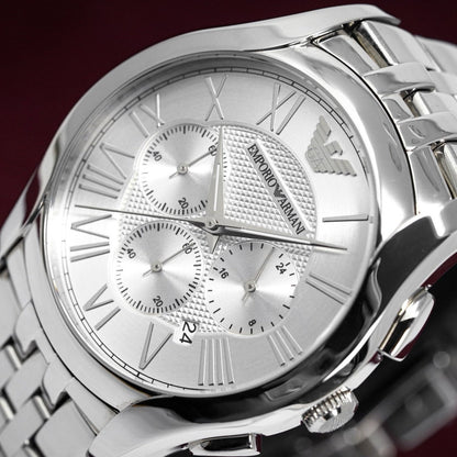 Emporio Armani Ar1702 Men S Valente Chronograph Steel Watch