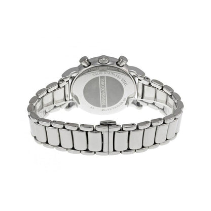 Emporio Armani Ar1853 Men S Silver Chronograph Watch