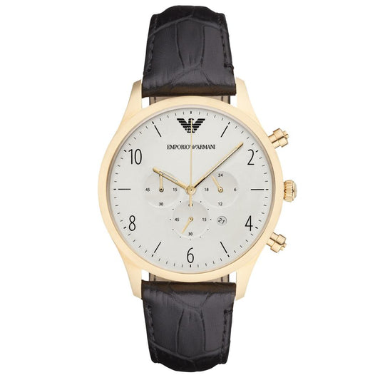 Emporio Armani Ar1892 Men S Chronograph Gold Pvd Watch