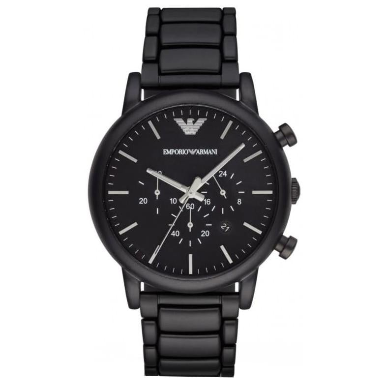 Emporio Armani Ar1895 Men S Black Chronograph Watch