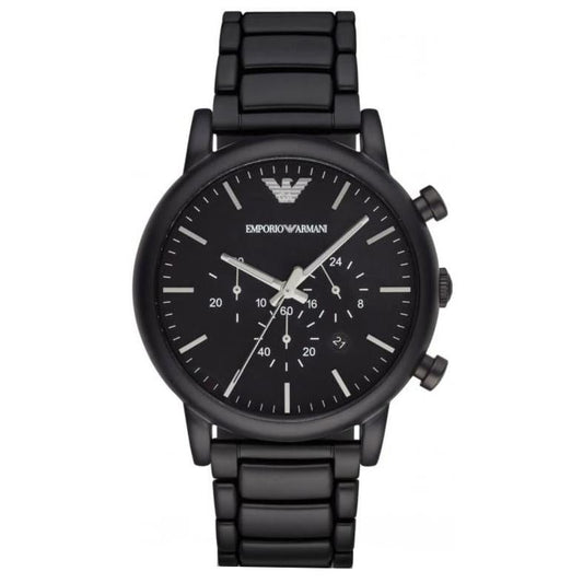 Emporio Armani Ar1895 Men S Black Chronograph Watch