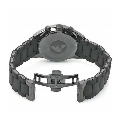 Emporio Armani Ar5889 Men S Black Chronograph Watch