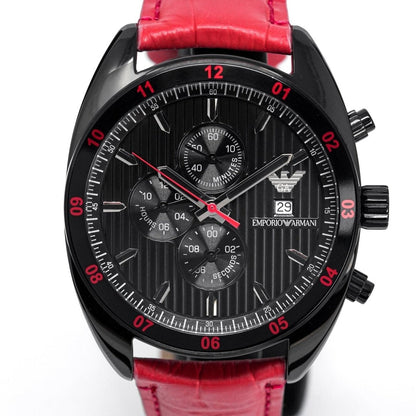 Emporio Armani Ar5918 Men S Sportivo Chronograph Watch Black