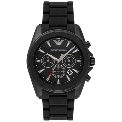 Emporio Armani Ar6092 Men S Black Chronograph Watch