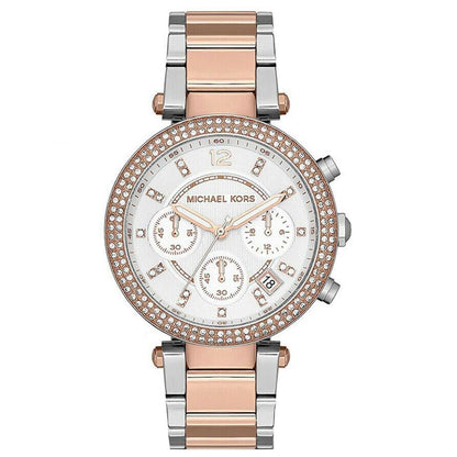 Michael Kors Mk5820 Ladies Parker Rose Gold Chronograph Watch