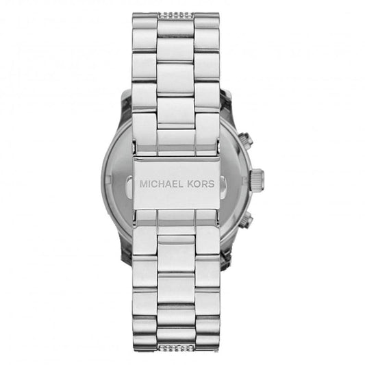 Michael Kors Mk5825 Ladies Runway Silver Glitz Watch