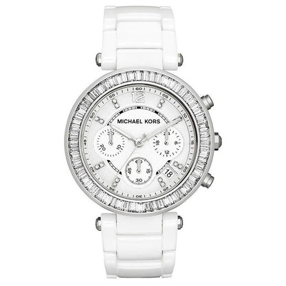 Michael Kors Mk5848 Ladies Parker White Glitz Watch