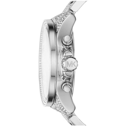 Michael Kors Mk6317 Ladies Silver Wren Chronograph Watch