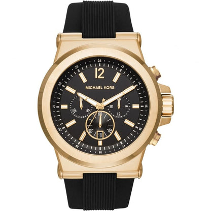 Michael Kors Mk8445 Men S Chronograph Dylan Gold Black Watch