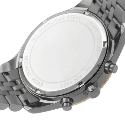 Michael Kors Mk8561 Men S Lexington Chronograph Dark Two Tone Watch