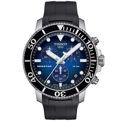 Tissot Seastar 1000 Chronograph Mens Blue Watch T120 417 17 041 00