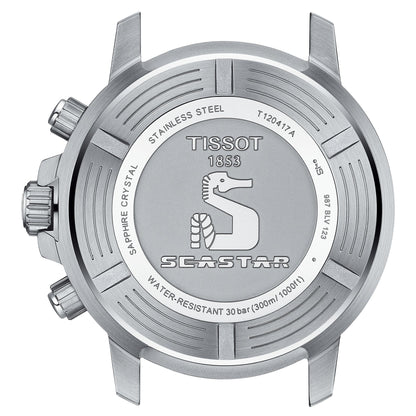 Tissot Seastar 1000 Quartz Chronograph Mens Graded Blue Watch T1204171104103