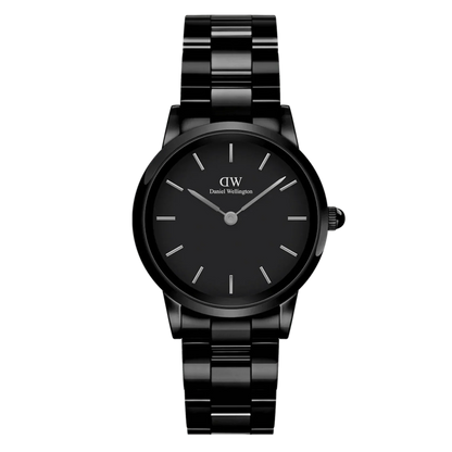 Daniel Wellington Mens Black Iconic Link Ceramic Watch Dw00100414