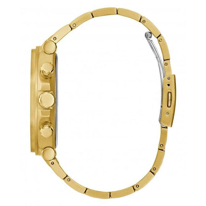Guess Watches Gents Edge Stainless Steel Gold Watch Gw0539g2