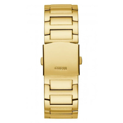 Guess Watches Gents King Stainless Steel Gold Tone Watch Gw0497g2