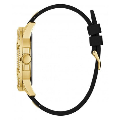 Guess Watches Gents King Stainless Steel Gold Watch Gw0537g2