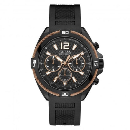 Guess Black Copper Wire Detail Watch W1168g3