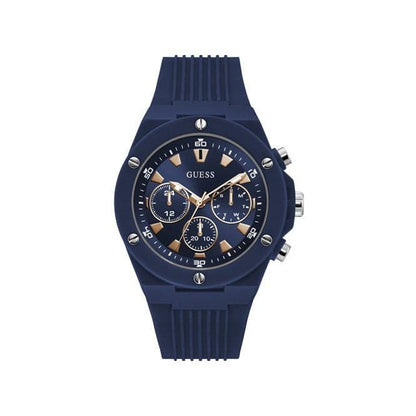 Guess Watches Poseidon Mens Sport Blue Polycarbonate Watch Gw0268g3