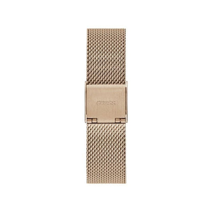 Guess Watches Tapestry Ladies Trend Rose Gold Stainless Steel Watch Gw0354l3