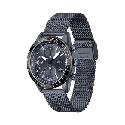 Hugo Boss Mens 1513887 Chronograph Blue Pilot Edition Watch