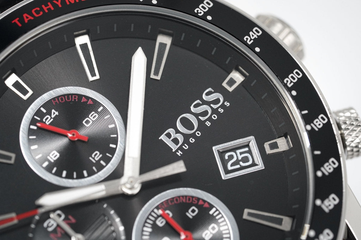 Hugo Boss Men S Watch Chronograph Rafale Black Hb1513390