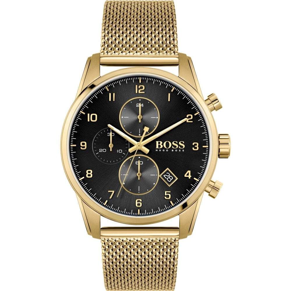 Hugo Boss Watch Chronograph Skymaster Gold Hb1513838