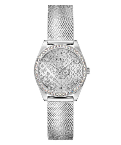 Ladies Boa Silver Tone Mesh Watch Gw0748l1