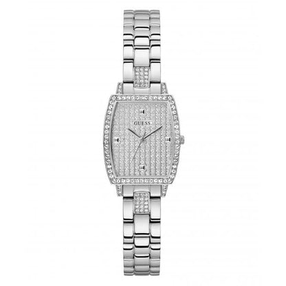 Guess Watches Ladies Brilliant Silver Tone Watch Gw0611l1