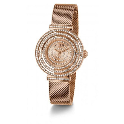 Guess Watches Ladies Dream Stainless Steel Rose Gold Watch Gw0550l3