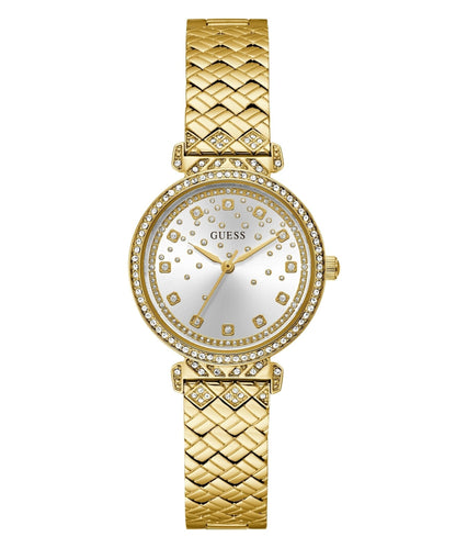 Ladies Enchantment Gold Tone Recycled Steel Watch Gw0763l2