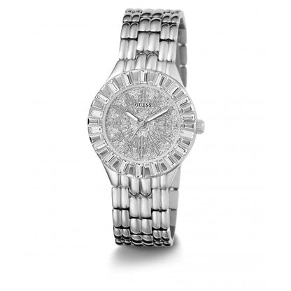 Ladies Firework Silver Tone Watch Gw0602l1