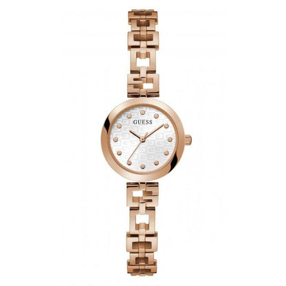 Guess Watches Ladies Lady G Stainless Steel Rose Gold Watch Gw0549l3