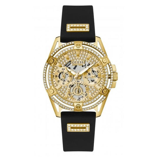 Guess Watches Ladies Queen Stainless Steel Gold Watch Gw0536l3