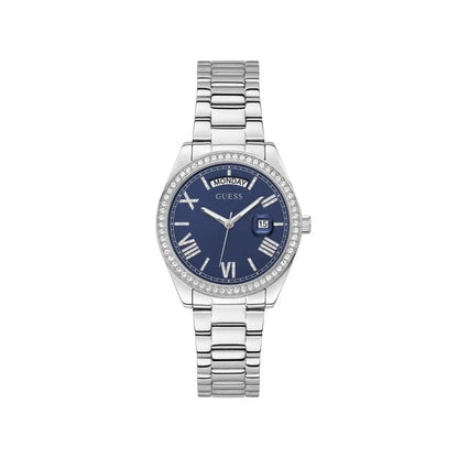 Guess Watches Luna Ladies Dress Silver Stainless Steel Watch Gw0307l1