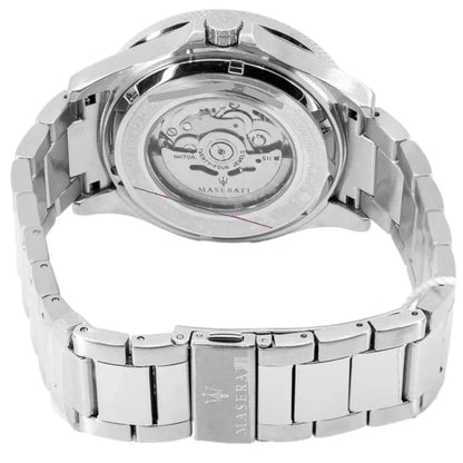 Maserati R8823140002 Sfida Automatic Mens Silver Watch