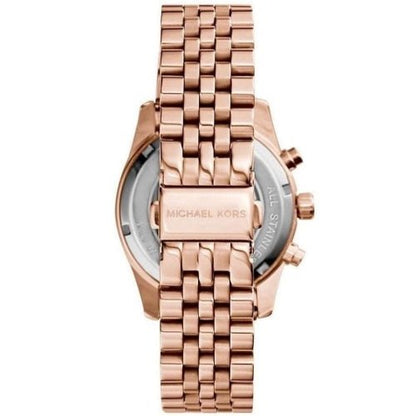Michael Kors Lexington Ladies Rose Gold Chronograph Watch Mk5569