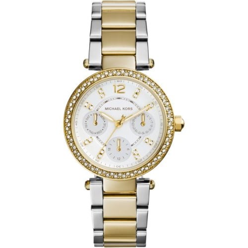 Michael Kors Mini Parker Ladies Two Tone Watch Mk6055