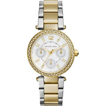 Michael Kors Mini Parker Ladies Two Tone Watch Mk6055