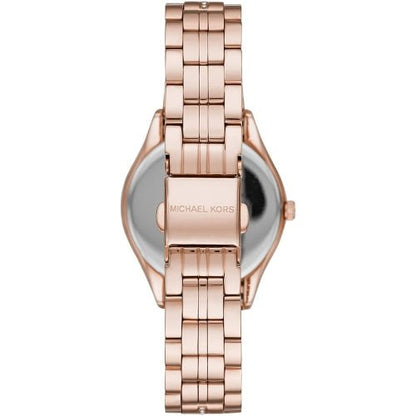 Michael Kors Mk3716 Ladies Lauryn Rose Gold Mother Of Pearl Watch