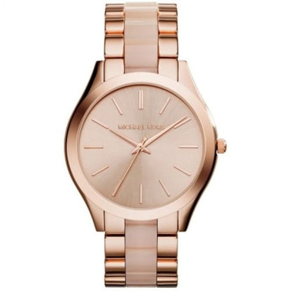 Michael Kors Mk4294 Ladies Slim Runway Rose Gold Pink Watch