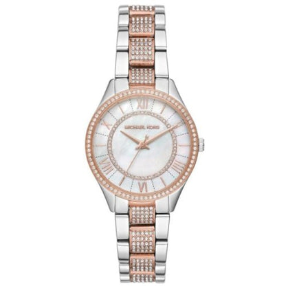 Michael Kors Mk4366 Ladies Lauryn Two Tone Mother Of Pearl Watch
