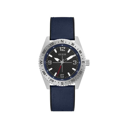Guess Watches North Mens Sport Silver Stainless Steel Watch Gw0328g1