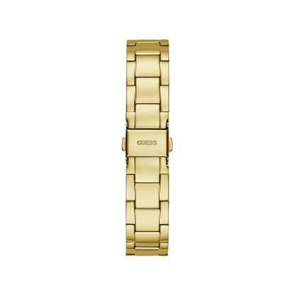 Guess Watches Quattro Clear Ladies Trend Gold Stainless Steel Watch Gw0300l2